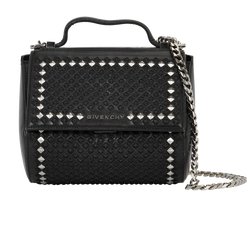 Pandora Crossbody, Leather, Black, 1098, 3*